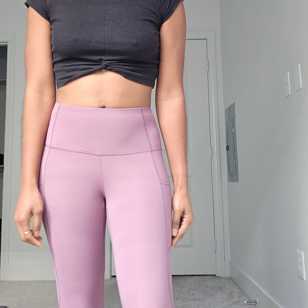 Yogalicious | Mauve High-Waisted Full-Length Leggings